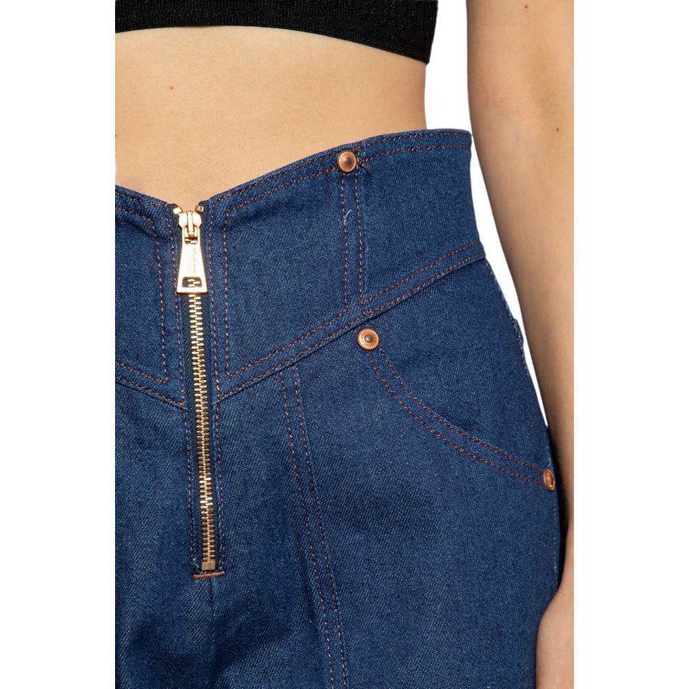 VERSACE JEANS COUTURE MOM ESTELLE 75DP508 ΠΑΝΤΕΛΟΝΙ ΓΥΝΑΙΚΕΙΟ BLUΕ DENIM