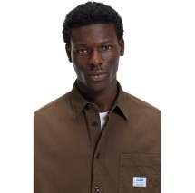 HUGO BOSS CASUAL SHIRT EBALTO ΠΟΥΚΑΜΙΣΟ ΑΝΔΡΙΚΟ BROWN
