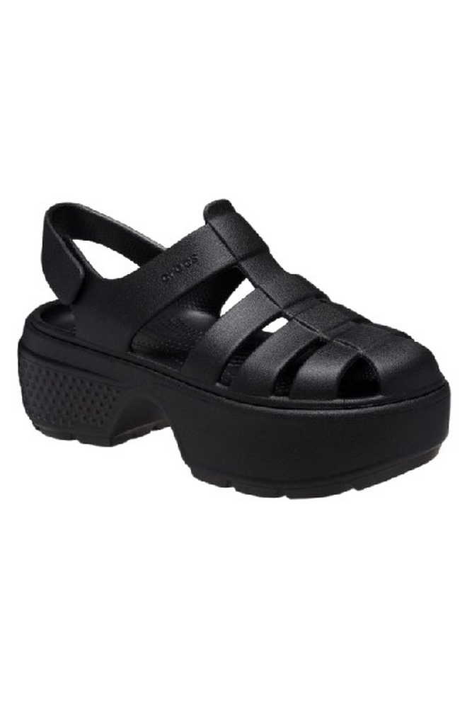 CROCS STOMP FISHERMAN SANDAL ΠΕΔΙΛΟ ΓΥΝΑΙΚΕΙΟ BLACK