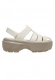 CROCS STOMP FISHERMAN SANDAL ΠΕΔΙΛΟ ΓΥΝΑΙΚΕΙΟ BEIGE