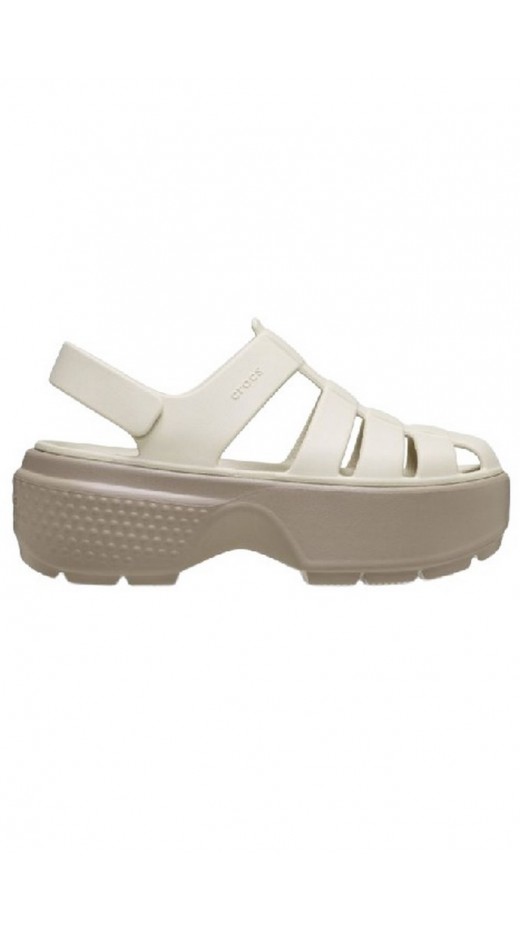 CROCS STOMP FISHERMAN SANDAL ΠΕΔΙΛΟ ΓΥΝΑΙΚΕΙΟ BEIGE
