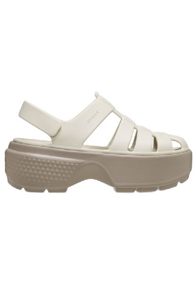 CROCS STOMP FISHERMAN SANDAL ΠΕΔΙΛΟ ΓΥΝΑΙΚΕΙΟ BEIGE