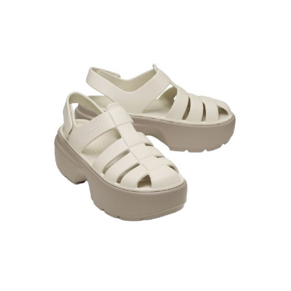 CROCS STOMP FISHERMAN SANDAL ΠΕΔΙΛΟ ΓΥΝΑΙΚΕΙΟ BEIGE