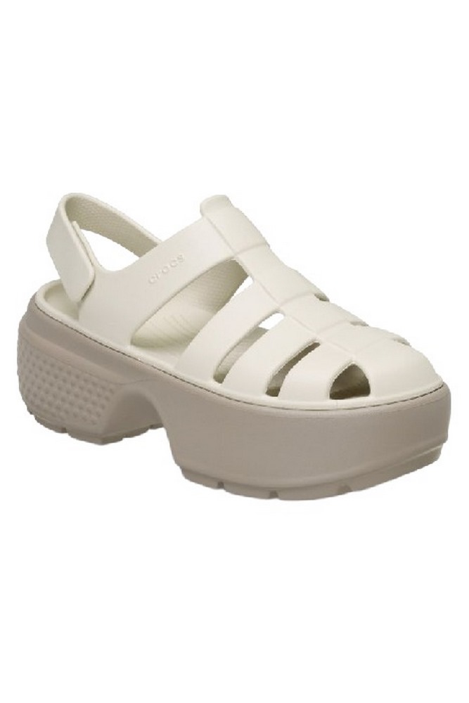 CROCS STOMP FISHERMAN SANDAL ΠΕΔΙΛΟ ΓΥΝΑΙΚΕΙΟ BEIGE