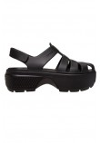 CROCS STOMP FISHERMAN SANDAL ΠΕΔΙΛΟ ΓΥΝΑΙΚΕΙΟ BLACK