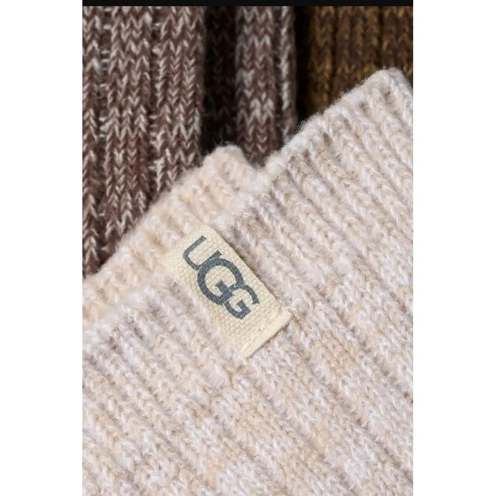 UGG RIB KNIT SLOUCHY CREW 3 PACK ΣΕΤ ΜΕΣΑΙΕΣ ΚΑΛΤΣΕΣ ΓΥΝΑΙΚΕΙΕΣ NEUTRALS