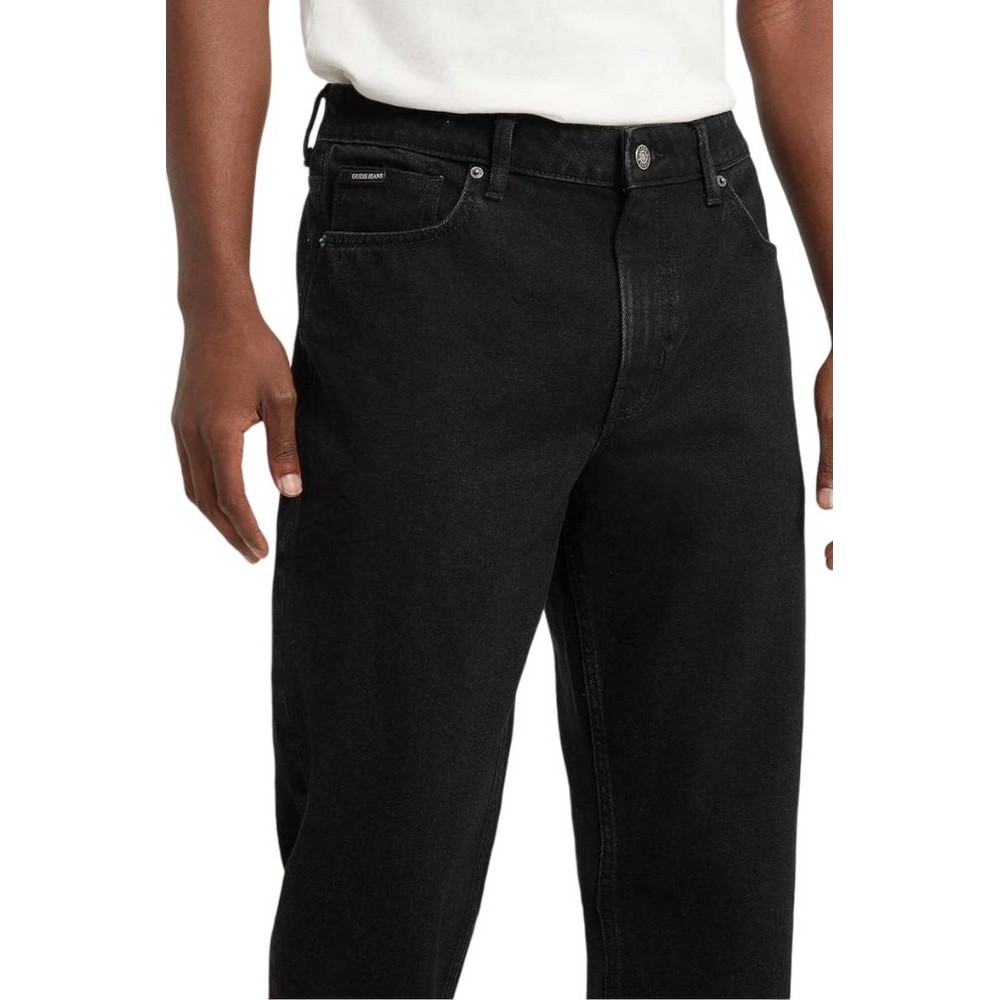 GUESS JEANS G15 RELAXED TAPER ΠΑΝΤΕΛΟΝΙ ΑΝΔΡΙΚΟ BLACK DENIM