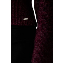 DKNY PULLOVER ΜΠΛΟΥΖΑ ΠΛΕΚΤΗ ΓΥΝΑΙΚΕΙΑ BORDEAUX