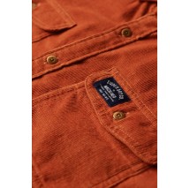SUPERDRY D2 OVIN CORDUROY WORKWEAR SHIRT ΠΟΥΚΑΜΙΣΟ ΑΝΔΡΙΚΟ ORANGE