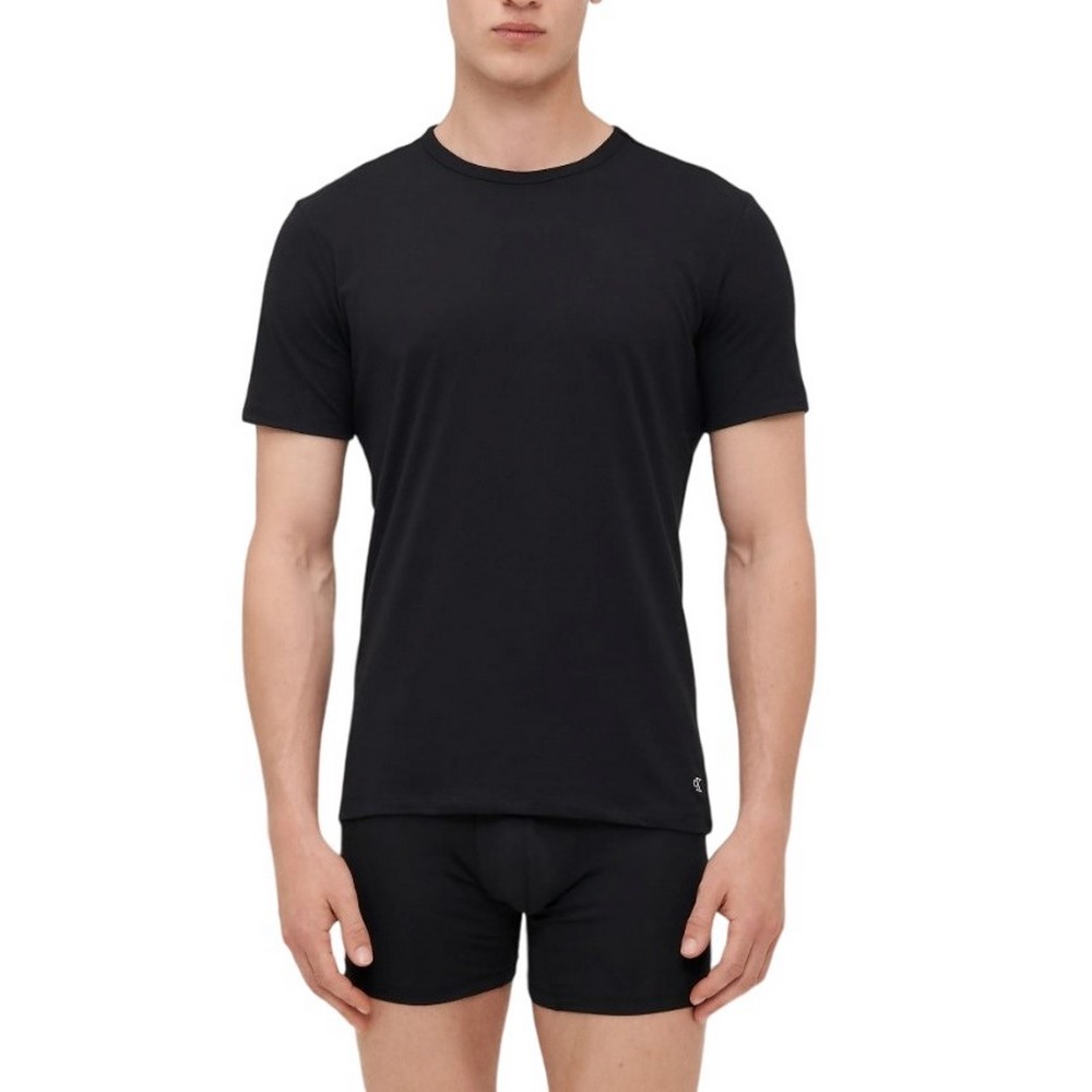 CALVIN KLEIN CREW NECK 3PK ΕΣΩΡΟΥΧΟ ΑΝΔΡΙΚΟ BLACK