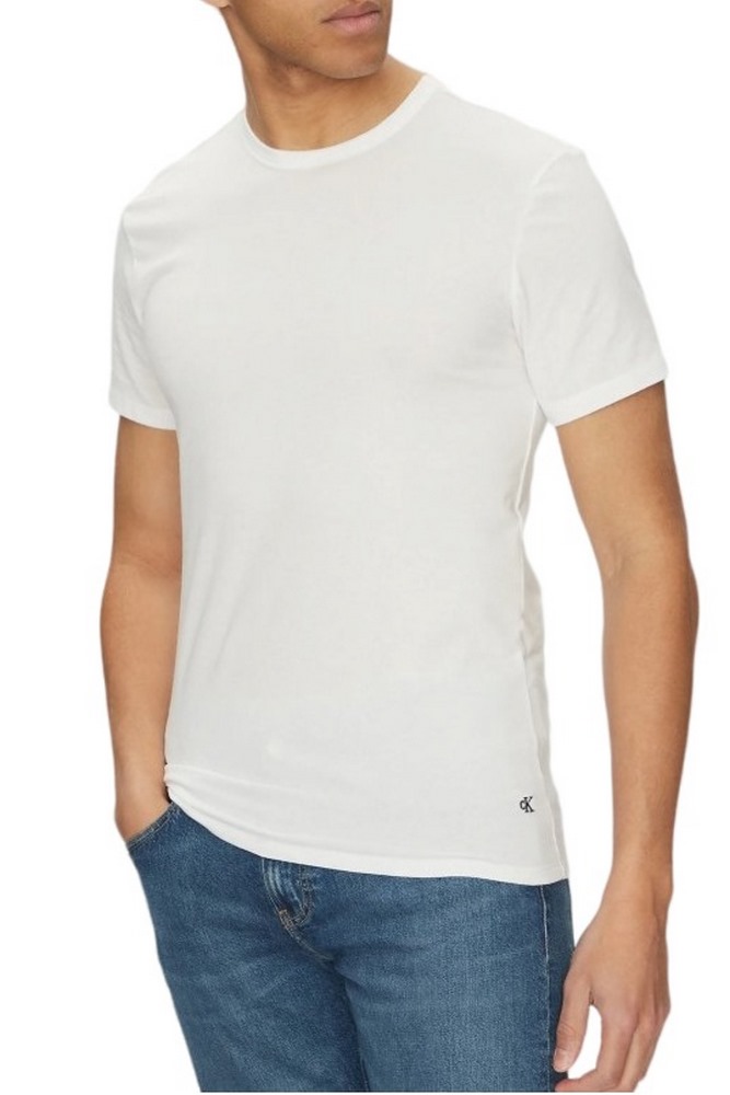CALVIN KLEIN CREW NECK 3PK ΕΣΩΡΟΥΧΟ ΑΝΔΡΙΚΟ WHITE/GREY
