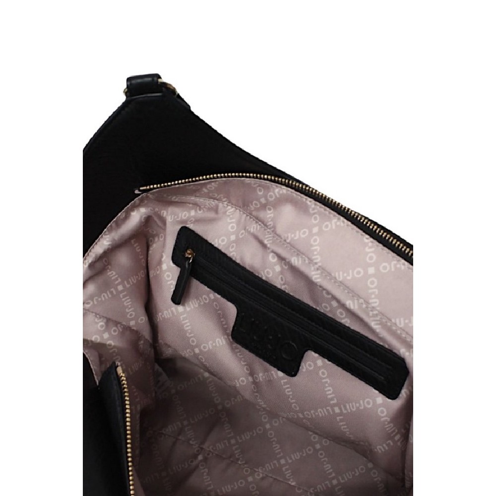 LIU JO MIN OF 2 ECS L TOTE AF5120E0161 ΤΣΑΝΤΑ ΓΥΝΑΙΚΕΙΑ BLACK