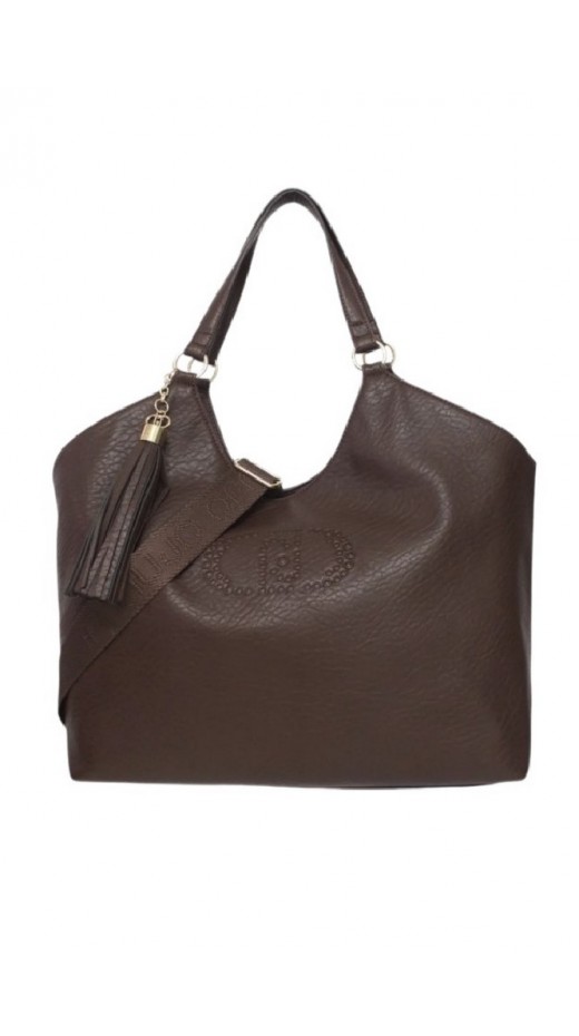LIU JO MIN OF 2 ECS L TOTE AF5120E0161 ΤΣΑΝΤΑ ΓΥΝΑΙΚΕΙΑ BROWN