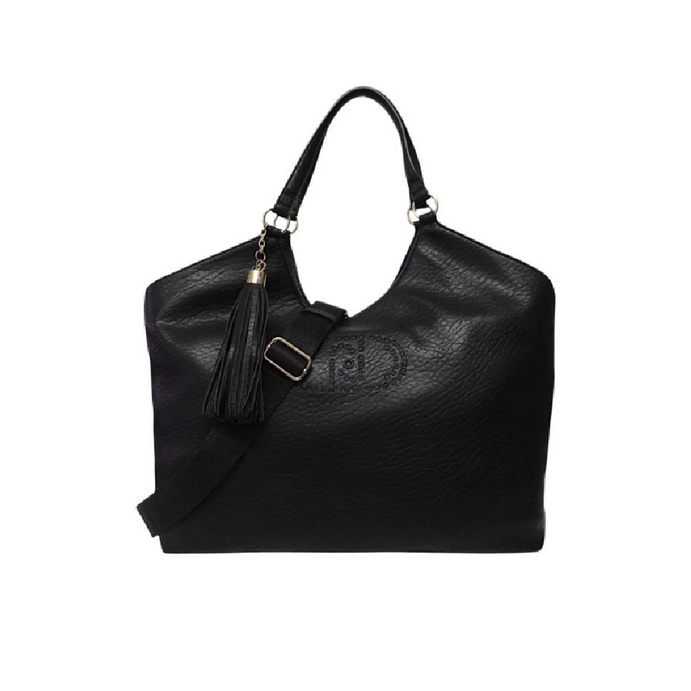 LIU JO MIN OF 2 ECS L TOTE AF5120E0161 ΤΣΑΝΤΑ ΓΥΝΑΙΚΕΙΑ BLACK