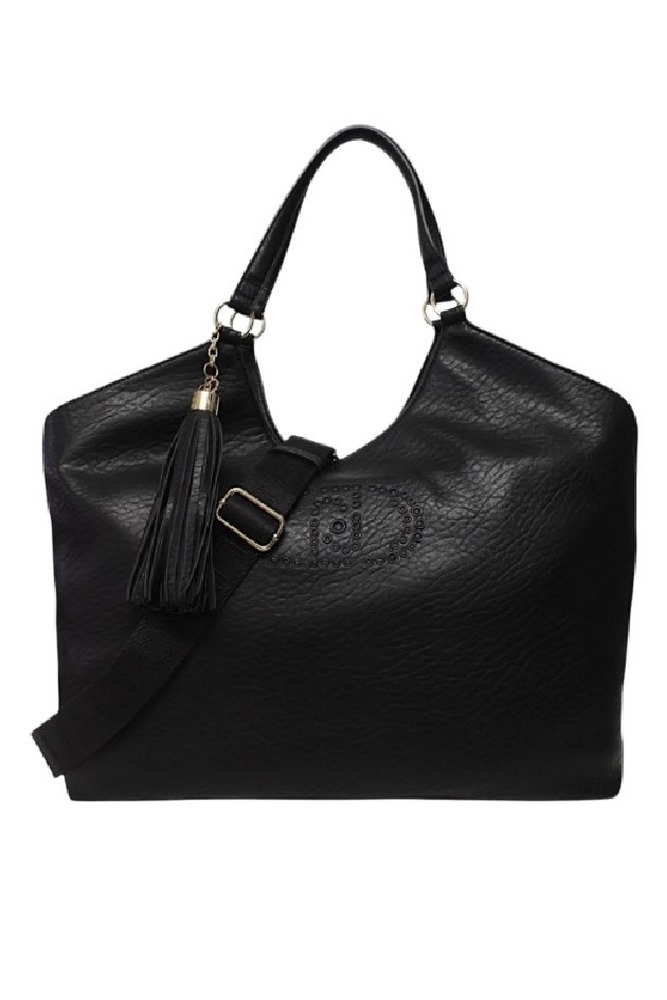 LIU JO MIN OF 2 ECS L TOTE AF5120E0161 ΤΣΑΝΤΑ ΓΥΝΑΙΚΕΙΑ BLACK