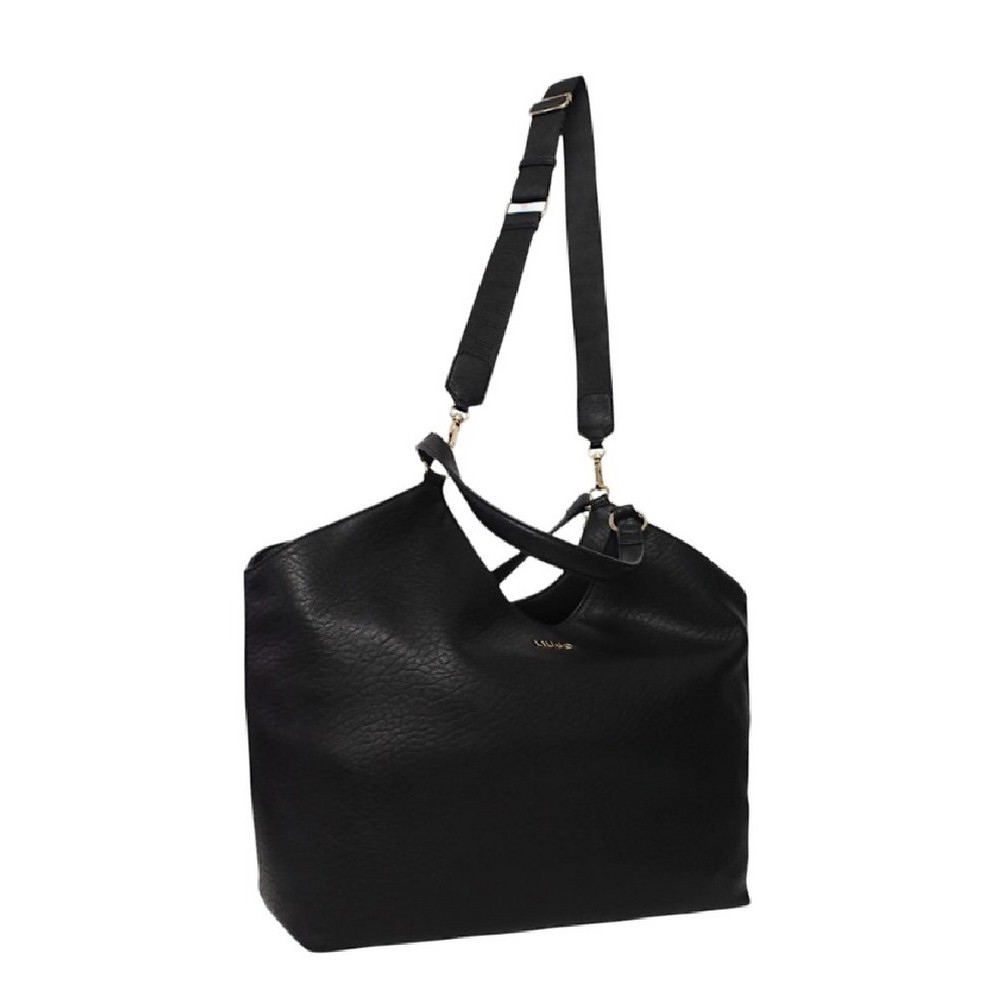 LIU JO MIN OF 2 ECS L TOTE AF5120E0161 ΤΣΑΝΤΑ ΓΥΝΑΙΚΕΙΑ BLACK