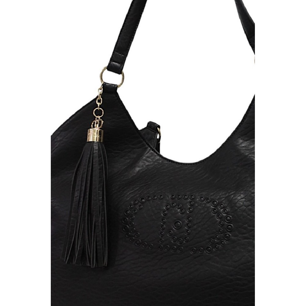 LIU JO MIN OF 2 ECS L TOTE AF5120E0161 ΤΣΑΝΤΑ ΓΥΝΑΙΚΕΙΑ BLACK