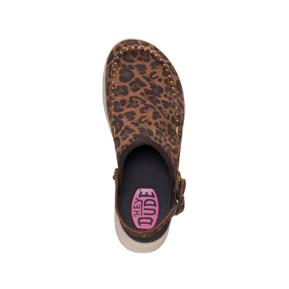 HEY DUDE DELRAY CLOG ΠΕΔΙΛΟ ΓΥΝΑΙΚΕΙΟ LEOPARD