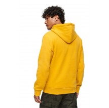 SUPERDRY D4 OVIN ATHLETIC SCRIPT GRAPHIC HOODIE ΦΟΥΤΕΡ ΑΝΔΡΙΚΟ YELLOW