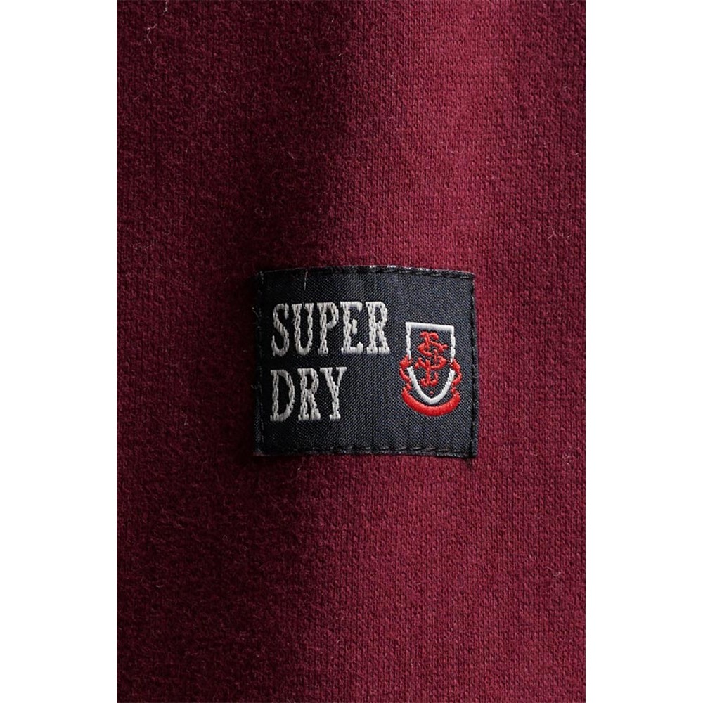 SUPERDRY ATHLETIC SCRIPT GRAPHIC HOODIE ΦΟΥΤΕΡ ΑΝΔΡΙΚΟ PURPLE