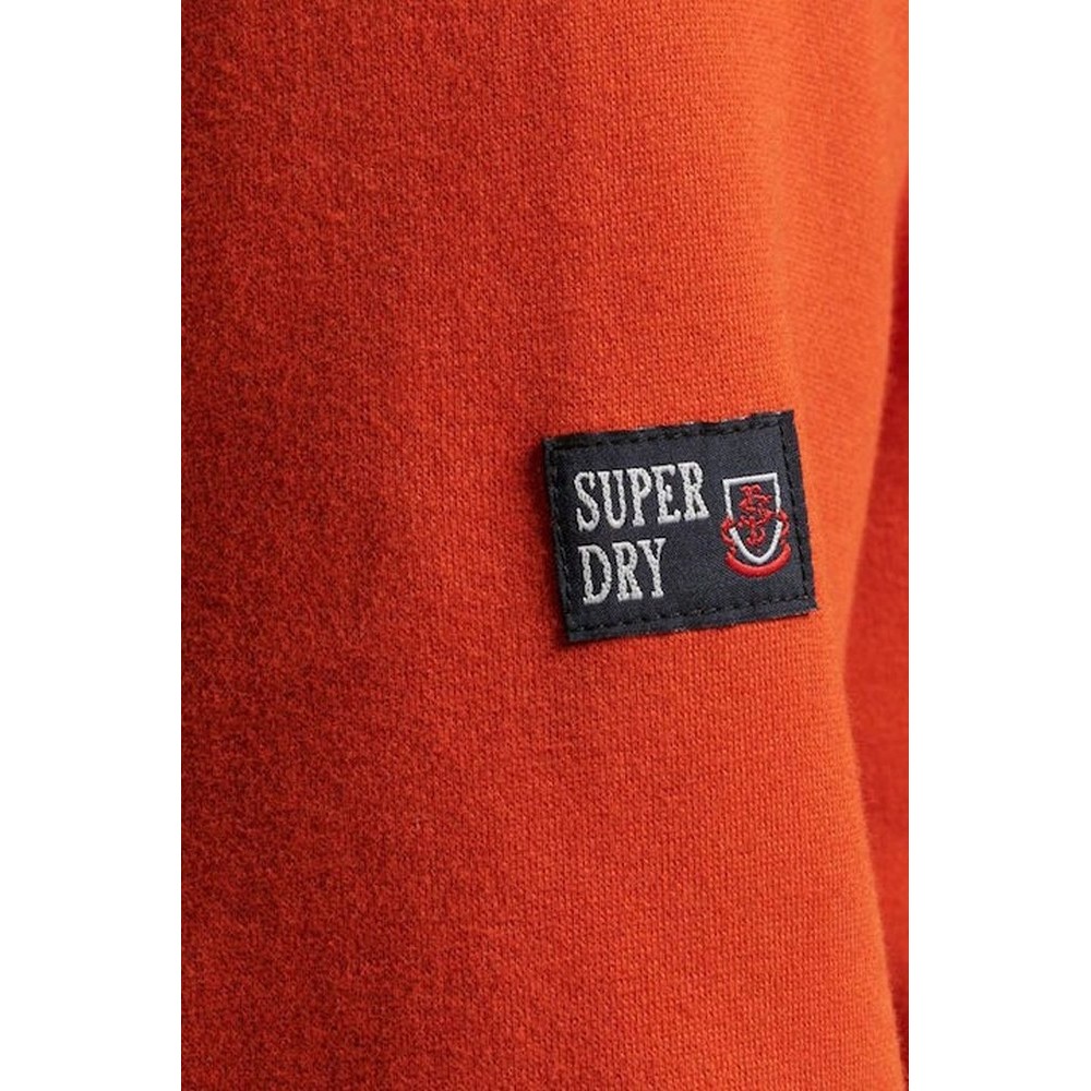 SUPERDRY ATHLETIC SCRIPT GRAPHIC HOODIE ΦΟΥΤΕΡ ΑΝΔΡΙΚΟ ORANGE