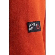 SUPERDRY D4 OVIN ATHLETIC SCRIPT GRAPHIC HOODIE ΦΟΥΤΕΡ ΑΝΔΡΙΚΟ ORANGE