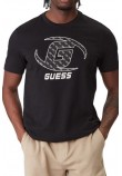 GUESS KELE CN T-SHIRT ΜΠΛΟΥΖΑ ΑΝΔΡΙΚΗ BLACK