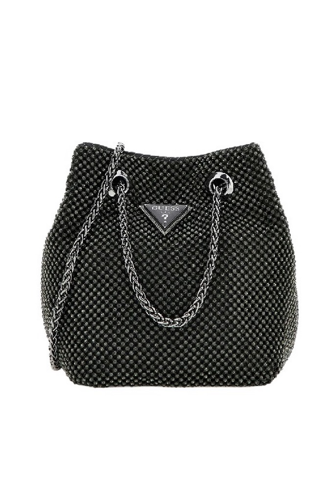 GUESS ZALINA POUCH ΤΣΑΝΤΑ ΓΥΝΑΙΚΕΙΑ BLACK