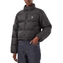 CALVIN KLEIN JEANS ESSENTIAL MW CROP PUFFER ΜΠΟΥΦΑΝ ΓΥΝΑΙΚΕΙΟ BLACK