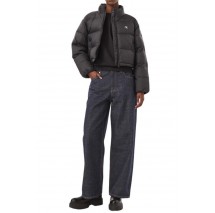 CALVIN KLEIN JEANS ESSENTIAL MW CROP PUFFER ΜΠΟΥΦΑΝ ΓΥΝΑΙΚΕΙΟ BLACK