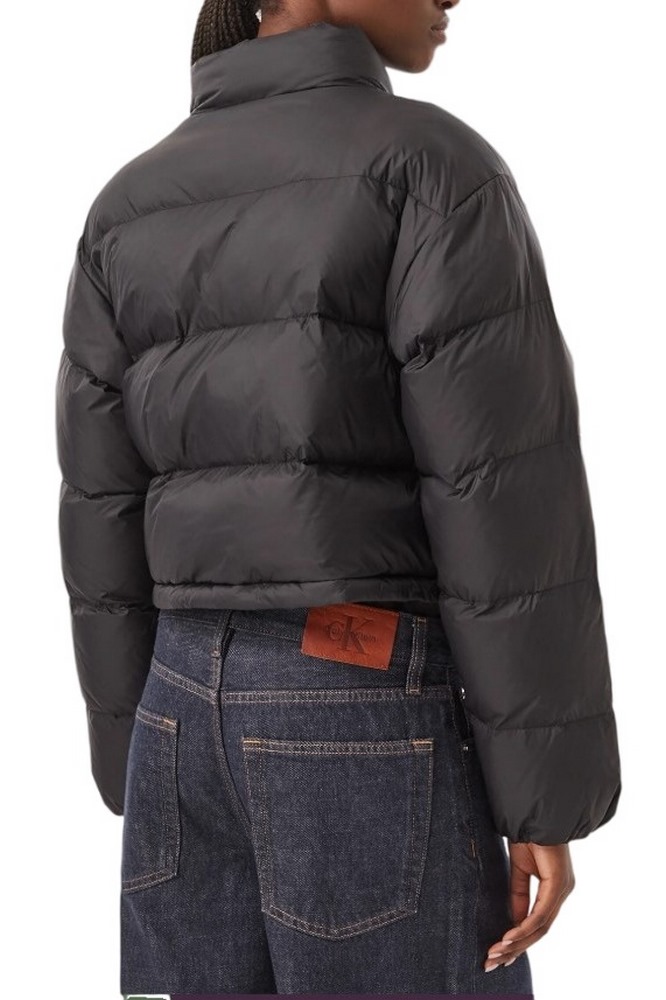 CALVIN KLEIN JEANS ESSENTIAL MW CROP PUFFER ΜΠΟΥΦΑΝ ΓΥΝΑΙΚΕΙΟ BLACK