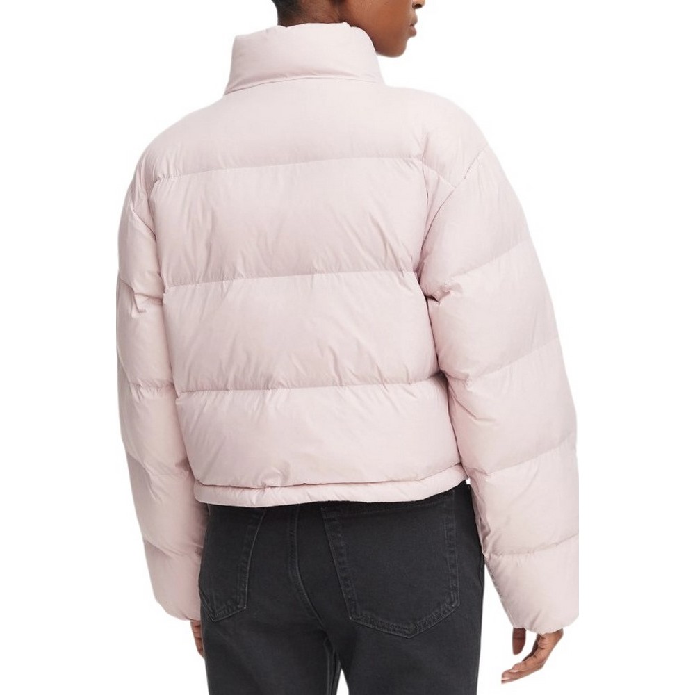 CALVIN KLEIN JEANS ESSENTIAL MW CROP PUFFER ΜΠΟΥΦΑΝ ΓΥΝΑΙΚΕΙΟ PINK