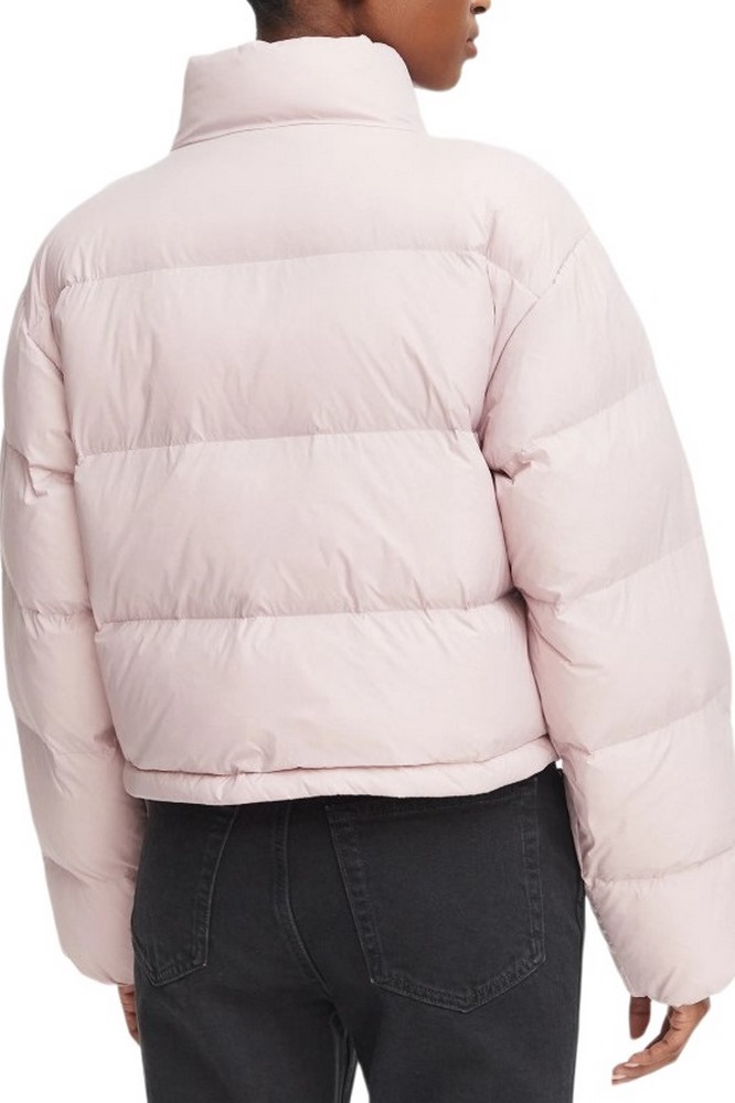 CALVIN KLEIN JEANS ESSENTIAL MW CROP PUFFER ΜΠΟΥΦΑΝ ΓΥΝΑΙΚΕΙΟ PINK