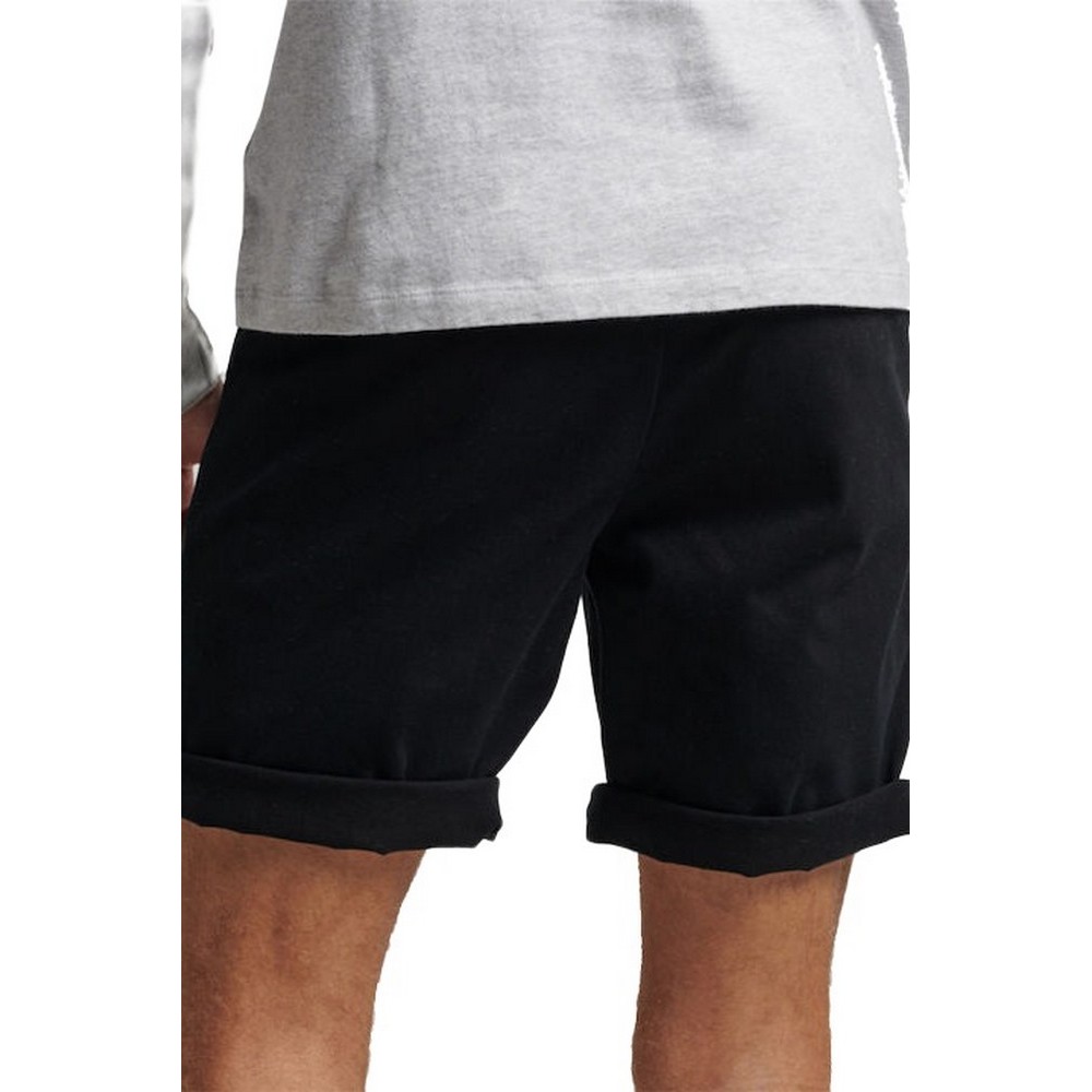 SUPERDRY VINTAGE OFFICER CHINO SHORT ΒΕΡΜΟΥΔΑ ΑΝΔΡΙΚΗ BLACK