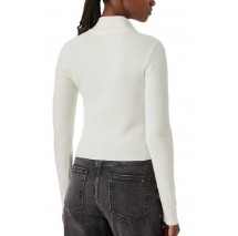 TOMMY JEANS ZIP HIGH NECK CARDIGAN EXT ΖΑΚΕΤΑ ΓΥΝΑΙΚΕΙΑ OFF WHITE