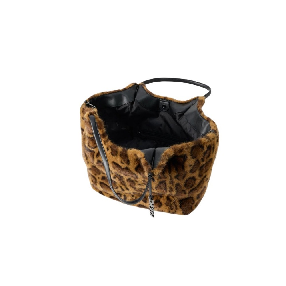 DNKY PAULA TOTE HANDBAG R53ADE48 ΤΣΑΝΤΑ ΓΥΝΑΙΚΕΙΑ LEOPARD