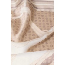 GUESS PRINTED BANDANA 70 X 70 ΑΞΕΣΟΥΑΡ ΜΑΝΤΟ ΓΥΝΑΙΚΕΙΟ TAUPE