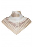 GUESS PRINTED BANDANA 70 X 70 ΑΞΕΣΟΥΑΡ ΜΑΝΤΟ ΓΥΝΑΙΚΕΙΟ TAUPE