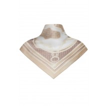 GUESS PRINTED BANDANA 70 X 70 ΑΞΕΣΟΥΑΡ ΜΑΝΤΟ ΓΥΝΑΙΚΕΙΟ TAUPE