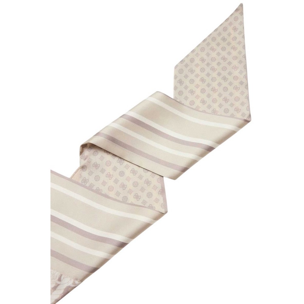 GUESS PRINTED BANDANA 70 X 70 ΑΞΕΣΟΥΑΡ ΜΑΝΤΟ ΓΥΝΑΙΚΕΙΟ TAUPE