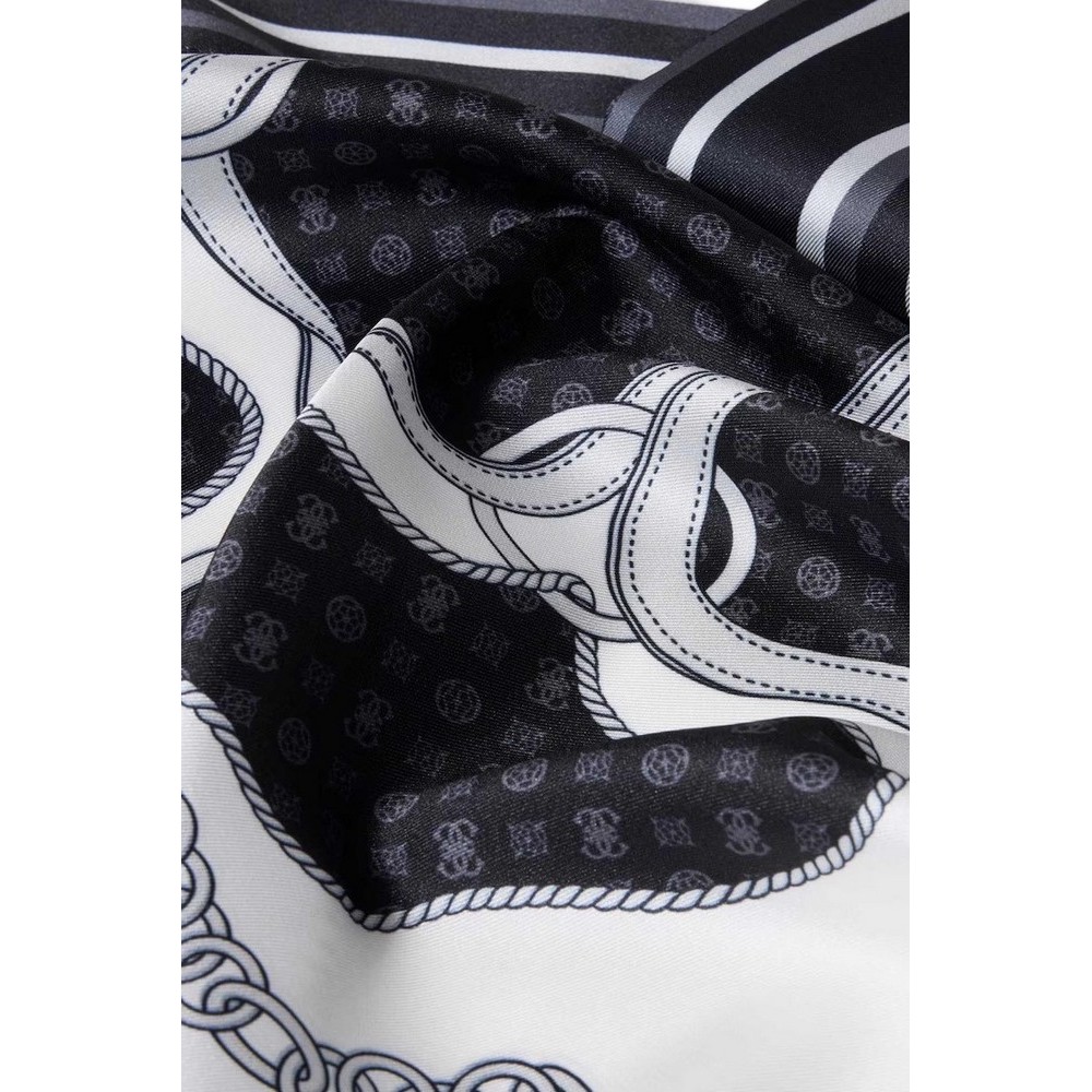 GUESS PRINTED BANDANA 70 X 70 ΑΞΕΣΟΥΑΡ ΜΑΝΤΟ ΓΥΝΑΙΚΕΙΟ BLACK