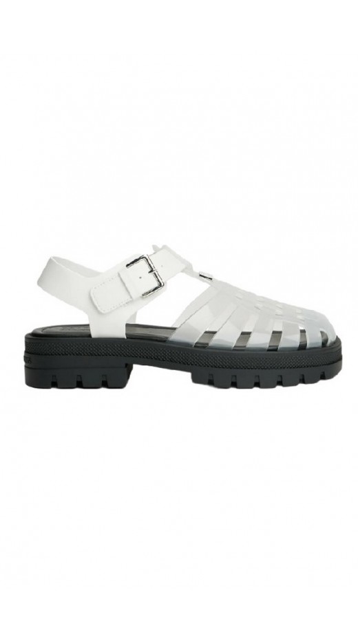 TOMMY JEANS JELLY FISHERMAN SANDAL ΠΕΔΙΛΟ ΓΥΝΑΙΚΕΙΟ ECRU