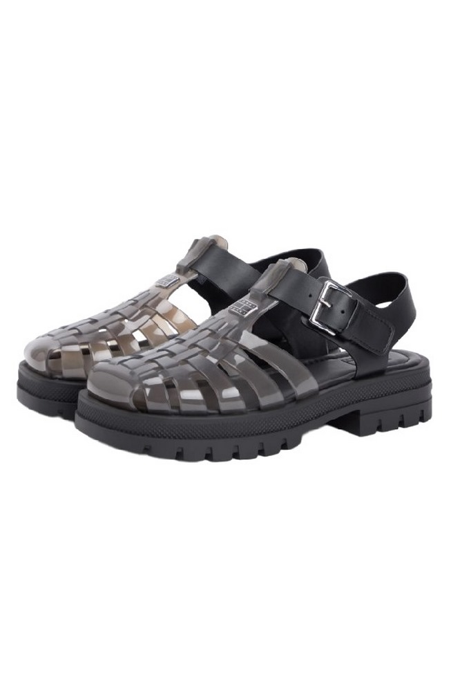 TOMMY JEANS JELLY FISHERMAN SANDAL ΠΕΔΙΛΟ ΓΥΝΑΙΚΕΙΟ BLACK