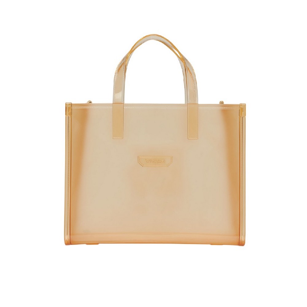 DKNY HADLEE SM TOTE R51AVC80 ΤΣΑΝΤΑ ΓΥΝΑΙΚΕΙΑ BUTTERCREAM
