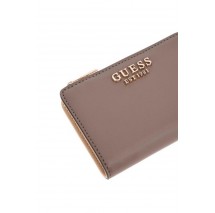 GUESS JANE SLG ZIP AROUND CARD CASE ΠΟΡΤΟΦΟΛΙ ΓΥΝΑΙΚΕΙΟ TAUPE