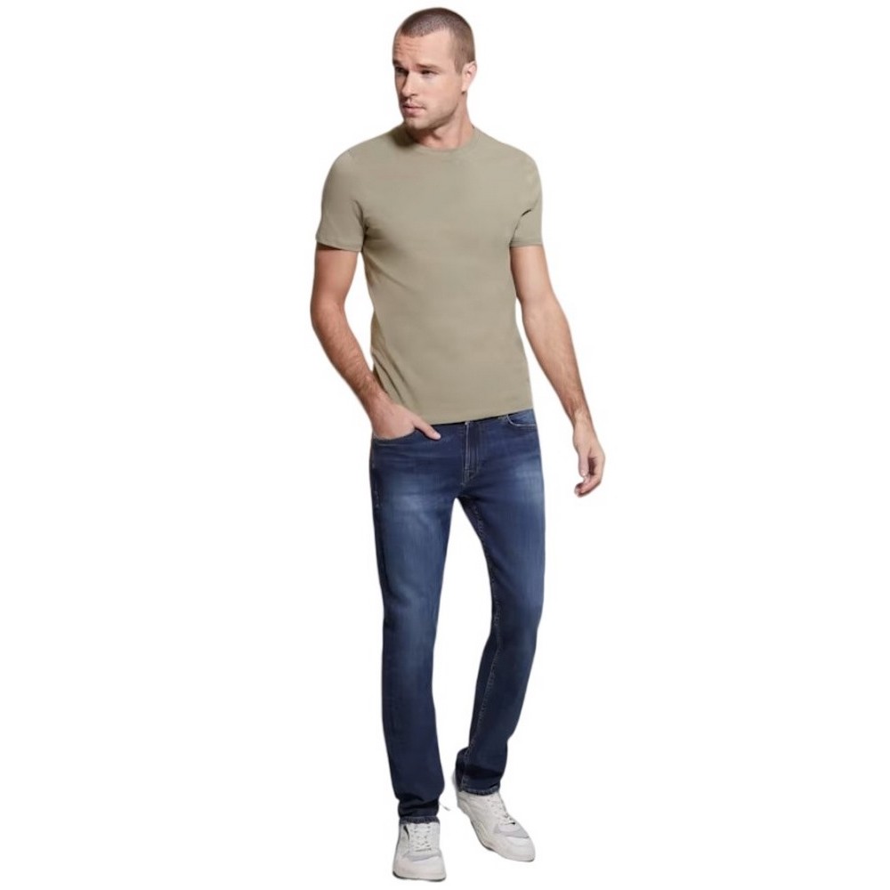 GUESS AIDY T-SHIRT ΜΠΛΟΥΖΑ ΑΝΔΡΙΚΗ BEIGE