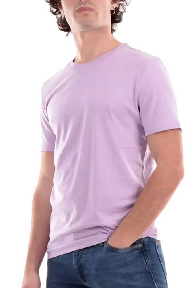 GUESS AIDY CN SS TEE T-SHIRT ΑΝΔΡΙΚΟ LILA