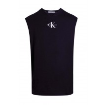 CALVIN KLEIN JEANS MONOLOGO SLEEVELESS T-SHIRT ΜΠΛΟΥΖΑ ΑΝΔΡΙΚΗ BLACK