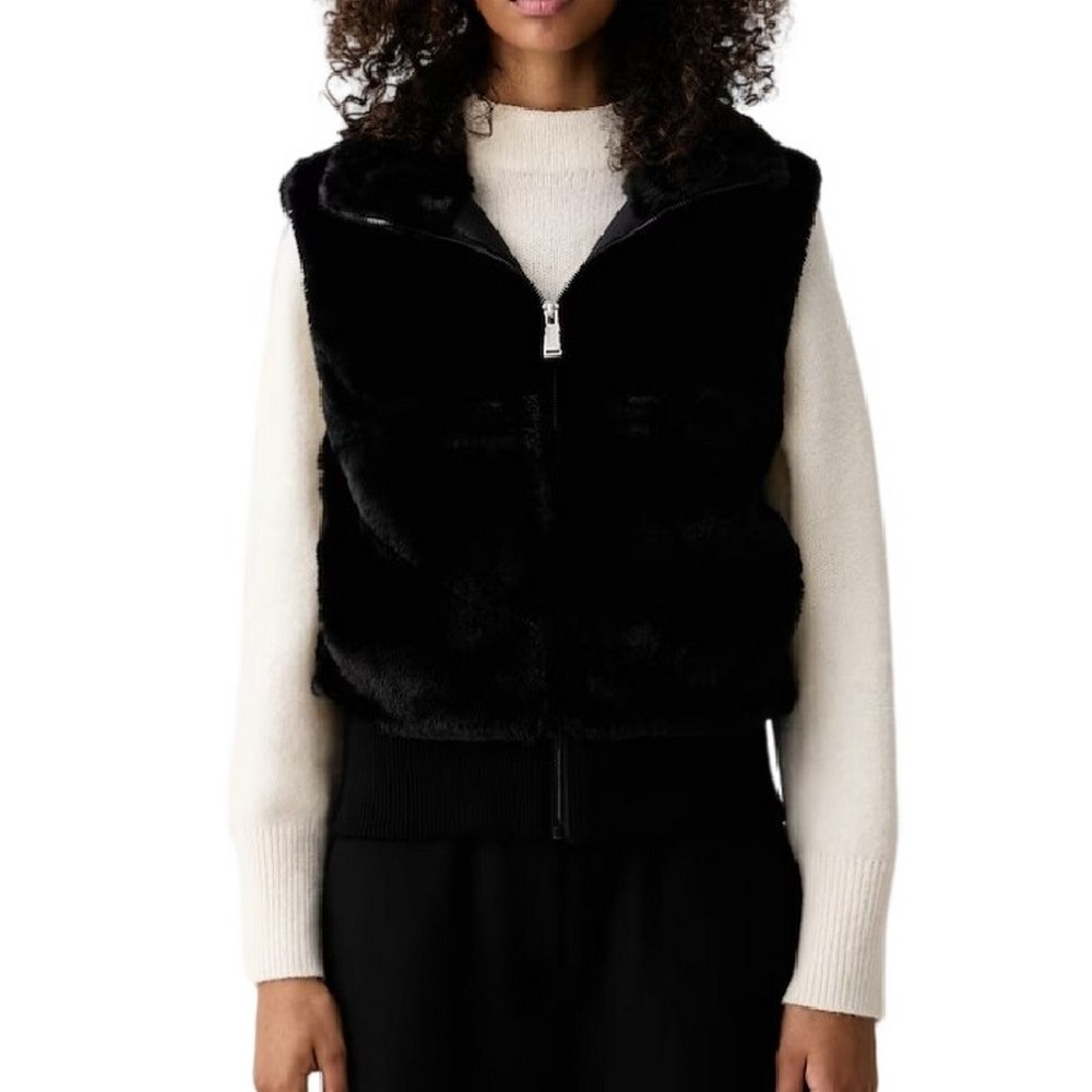 DKNY VEST ΜΠΟΥΦΑΝ ΓΙΛΕΚΟ ΓΥΝΑΙΚΕΙΟ BLACK