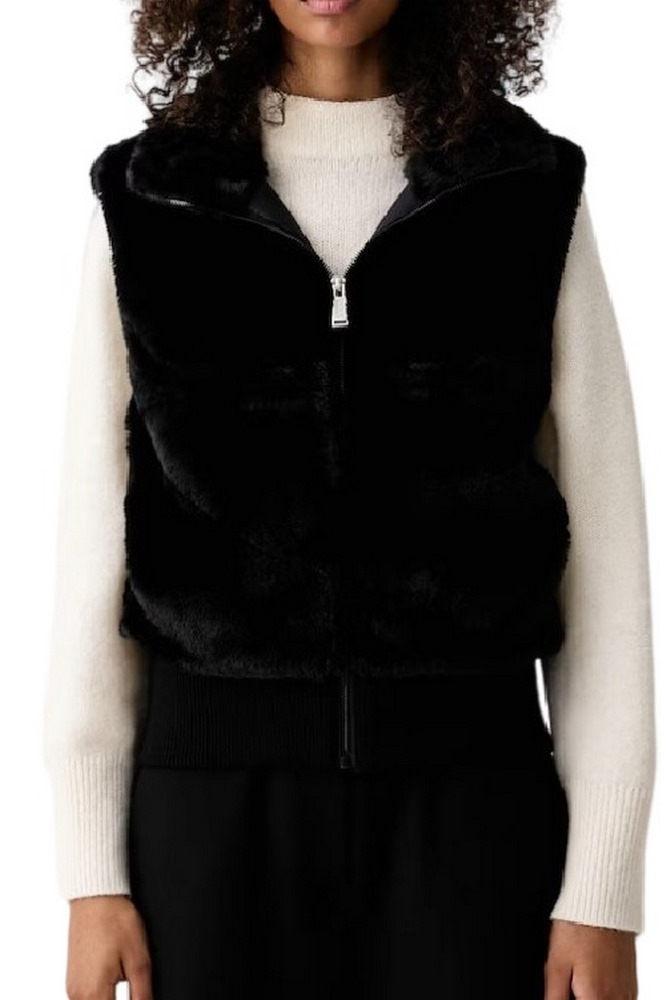 DKNY VEST ΜΠΟΥΦΑΝ ΓΙΛΕΚΟ ΓΥΝΑΙΚΕΙΟ BLACK